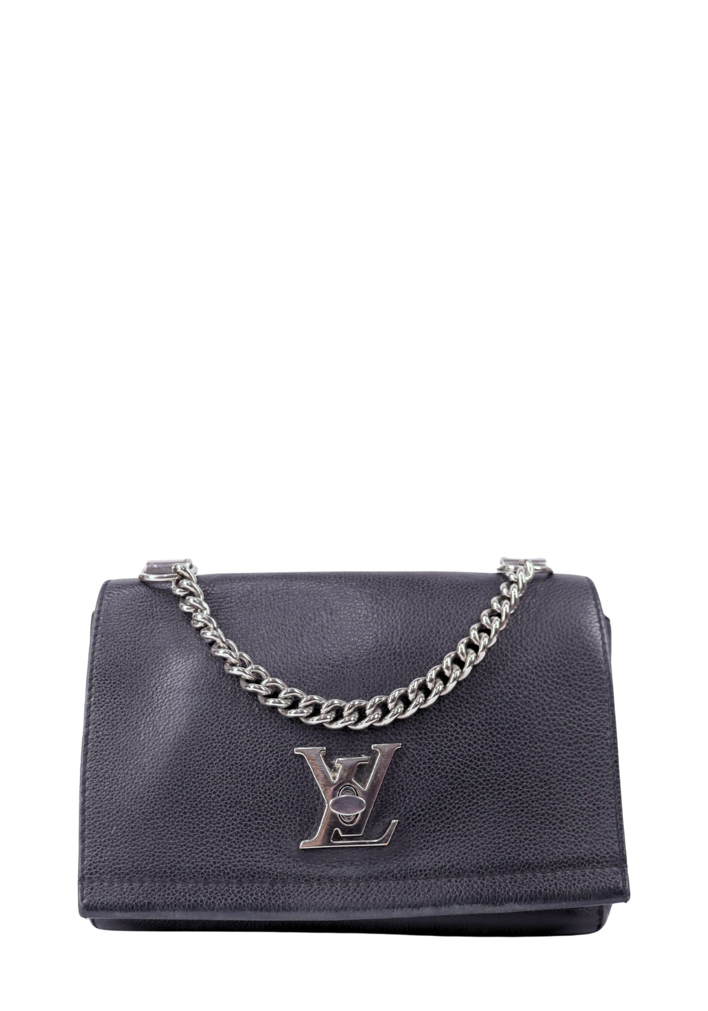 Louis Vuitton Noir Lockme II BB Flap Bag