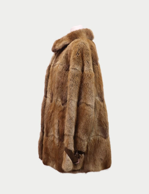 Tan Fur Jacket - XL