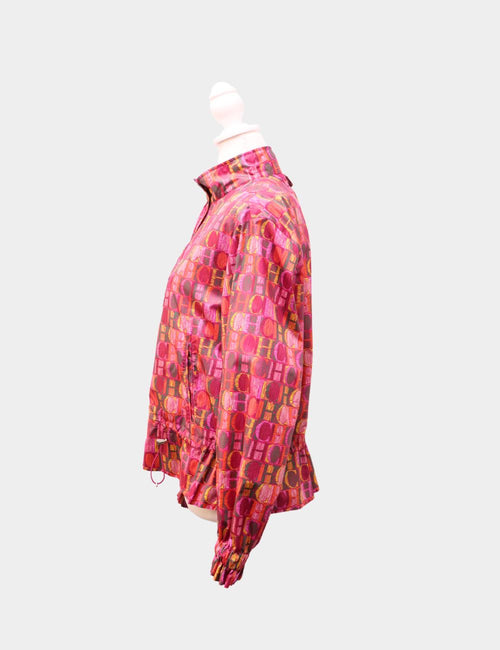 Carolina Herrera colorful printed light jacket