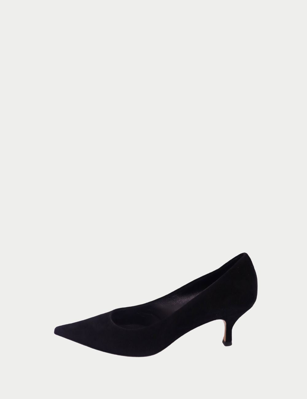 Step into sleek sophistication with these Casadei black suede pumps, featuring a sharp pointed toe and slim stiletto heel for a timeless silhouette. Crafted in Italy, these pumps balance elegance and edge, making them a versatile wardrobe essential for bo
