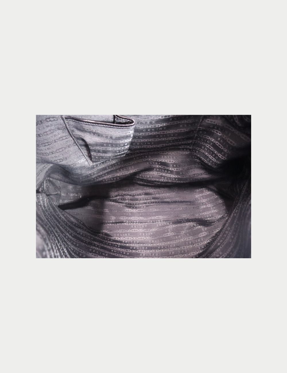 Celine Black Patent Leather Hobo Tote with Chain Detail
Effortlessly chic and ultra-spacious, this Celine black patent leather hobo tote is a luxe essential for everyday sophistication. Crafted from glossy patent leather, this oversized tote features a re Celine Black Patent Leather Hobo Tote with Chain Detail
Effortlessly chic and ultra-spacious, this Celine black patent leather hobo tote is a luxe essential for everyday sophistication. Crafted from glossy patent leather, this oversized tote features a re