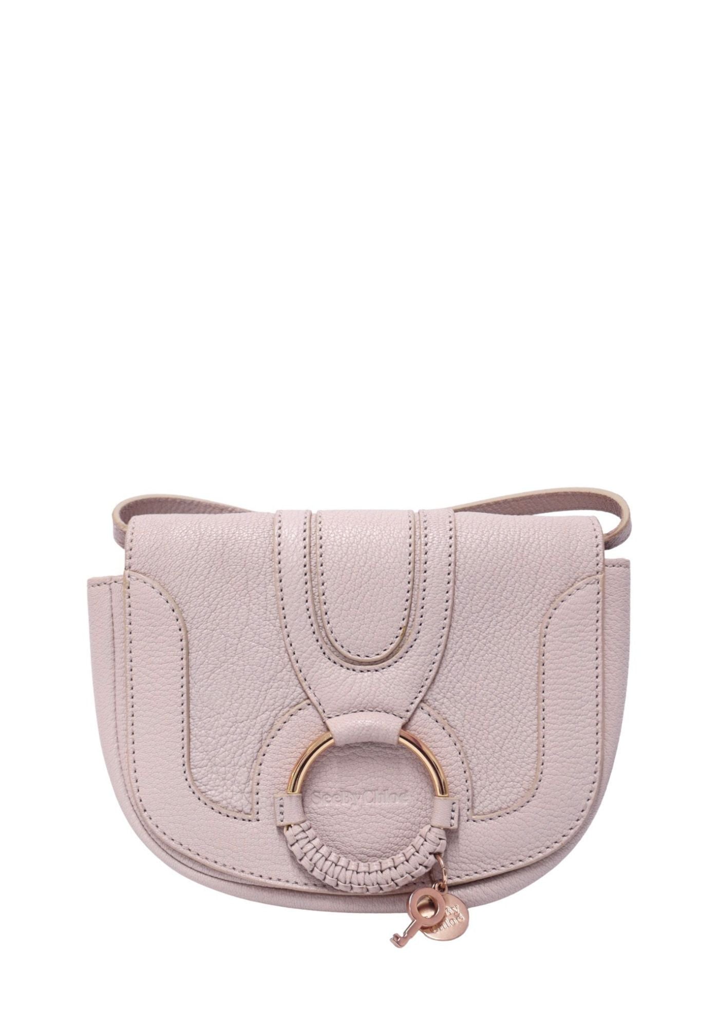 See by Chloé Hana Mini Beige Leather Crossbody Bag