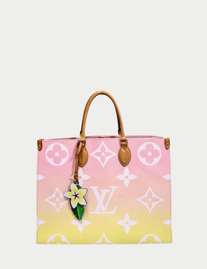 Louis Vuitton OnTheGo GM tote in pink and yellow ombré Monogram canvas