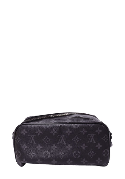 Louis Vuitton Monogram Eclipse toiletry pouch in black and grey coated canvas