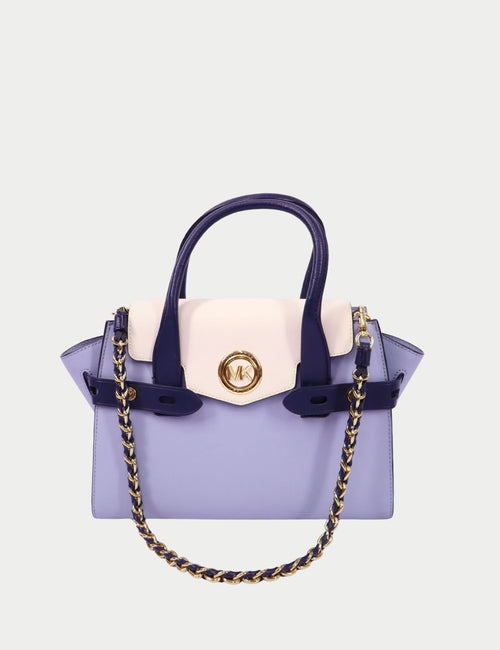 Michael Kors tri-color leather satchel with chain strap