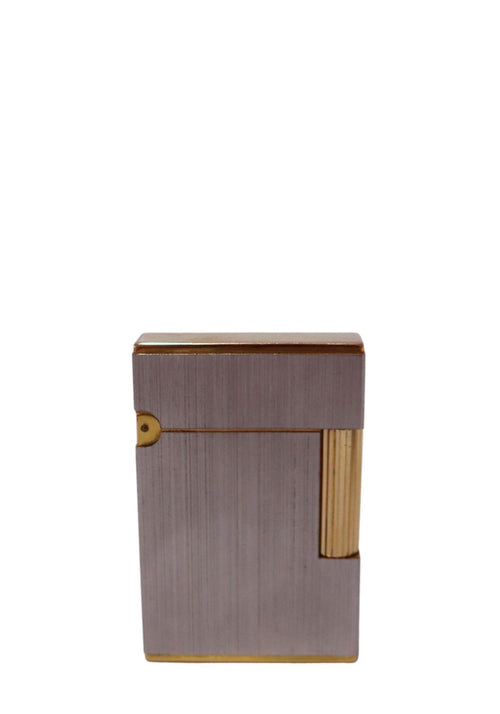S.T. Dupont Guilloché Gold-Tone Luxury Lighter