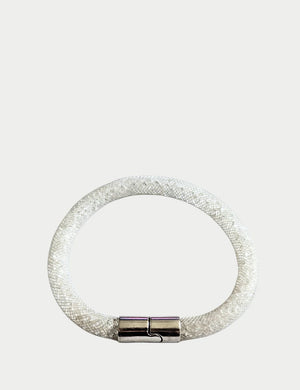 Swarovski White Crystal Bracelet with Magnetic Clasp | Luxury Jewelry