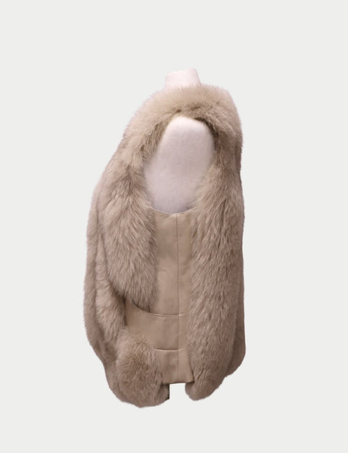 Fur Vest - L