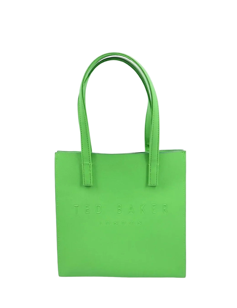 Ted Baker green tote bag with embossed logo