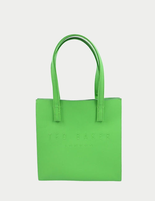 Ted Baker green tote bag with embossed logo