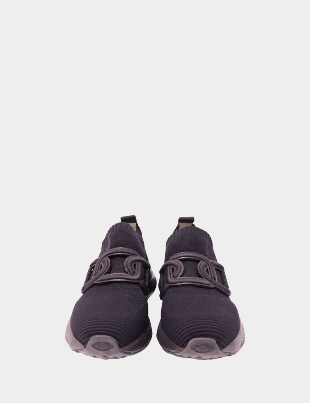 Tod’s Black Knit Slip-On Sneakers with Signature T Detail
Elevate your everyday footwear with these Tod’s Black Slip-On Sneakers, blending sporty ease with the elegance of Italian design. Crafted from breathable stretch-knit fabric, these sneakers offer a Tod’s Black Knit Slip-On Sneakers with Signature T Detail
Elevate your everyday footwear with these Tod’s Black Slip-On Sneakers, blending sporty ease with the elegance of Italian design. Crafted from breathable stretch-knit fabric, these sneakers offer a