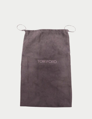 Tom Ford grey dust bag with logo and drawstring closure