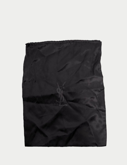 Black YSL dust bag designer storage pouch