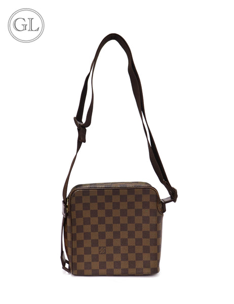 Louis Vuitton LV Amman Ebene Shoulder Bag Crossbody Bag Monogram